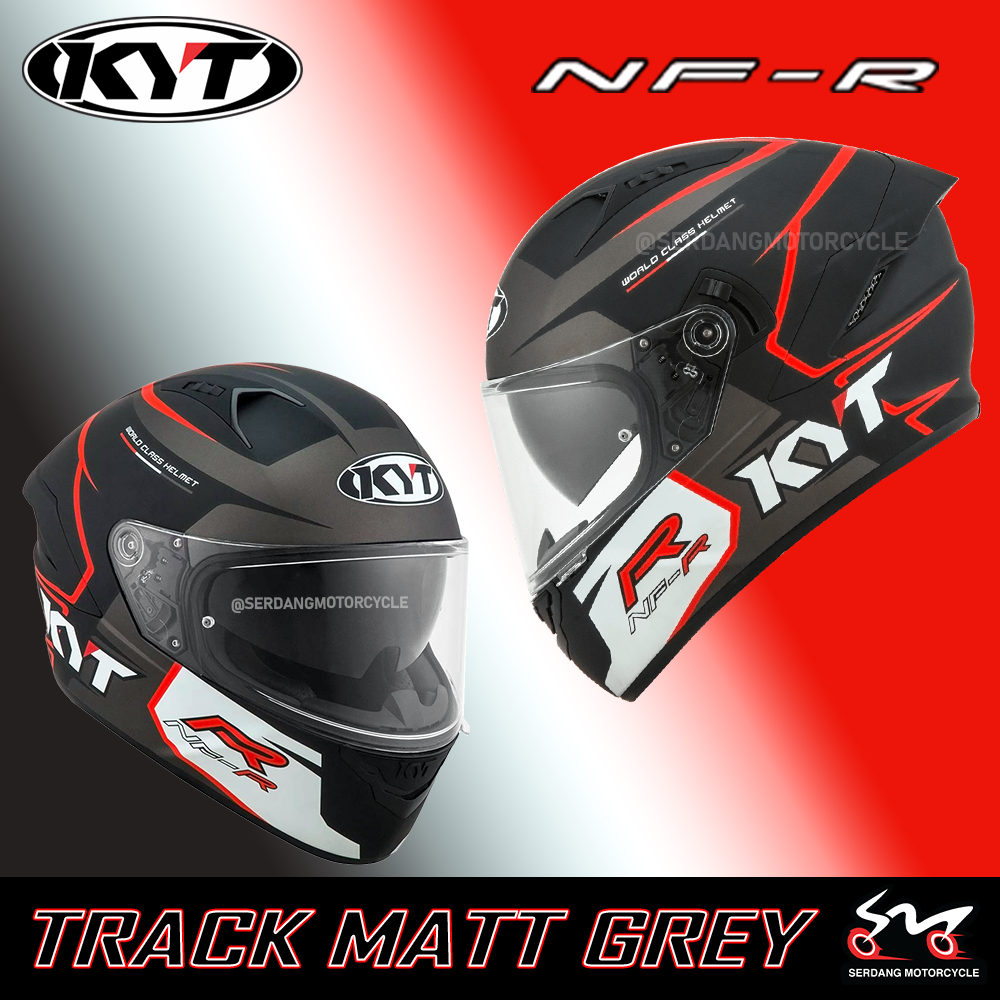 Kyt Nfr Full Face Double Visor Sun Visor Helmet Nfr Topi Keledar Lagos Espargaro Broc Parkers