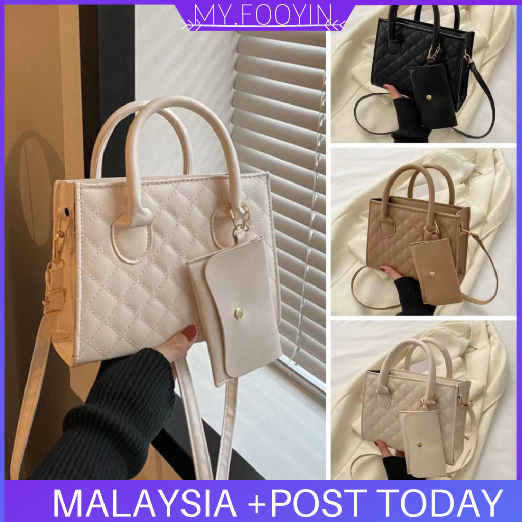 N371 EADY STOCK MYFOOYIN TOP HANDLE HANDBAG terkini CROSSBODY WOMEN BAG ...