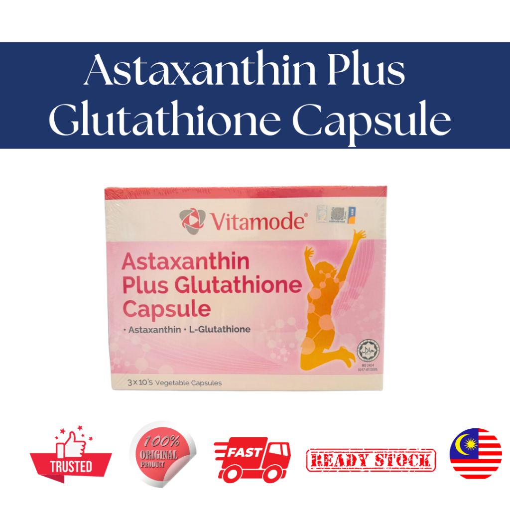 Astaxanthin Plus Glutathione 30 Capsules Shopee Malaysia