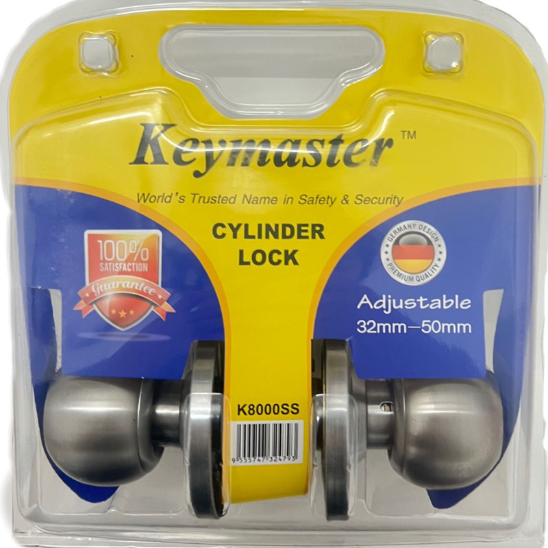 Keymaster Cylinder Lock Silver | Shopee Malaysia