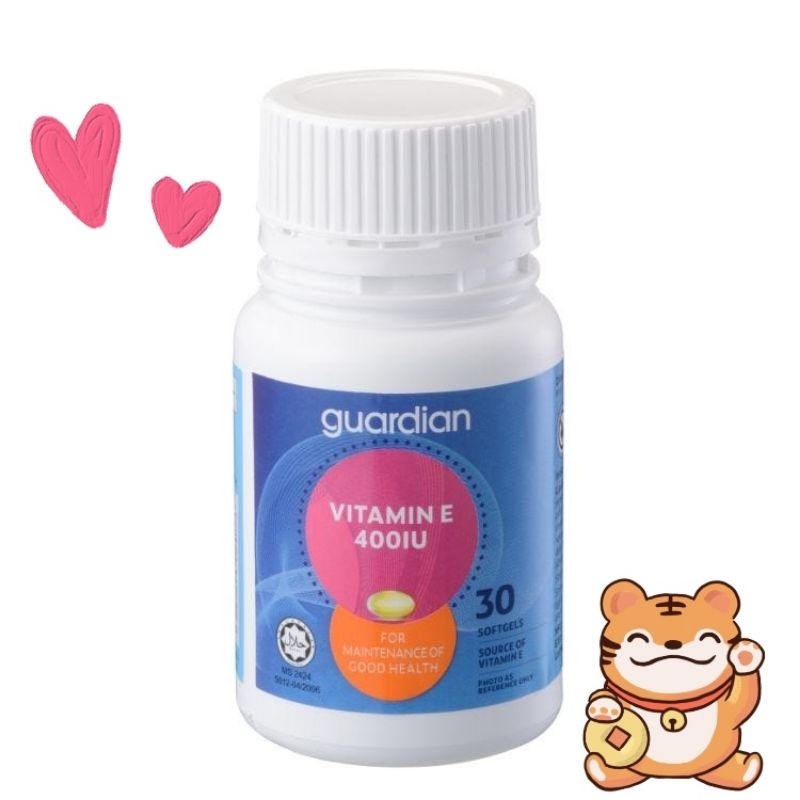 Guardian Vitamin E 400iu 30 Capsule Shopee Malaysia