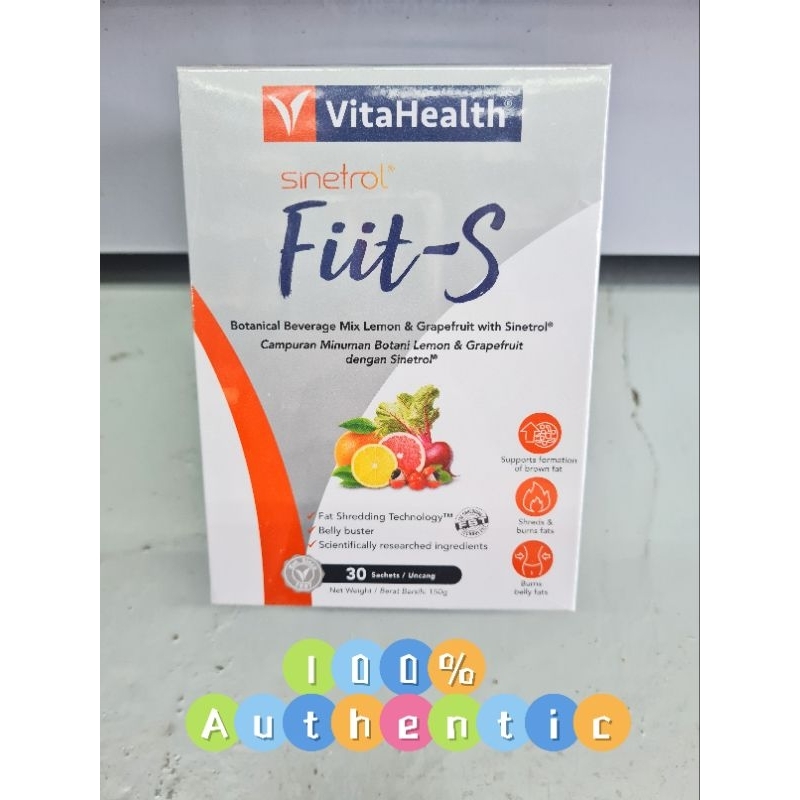 vitahealth Fiit-S 🔥 burn fat metabolism Sinetrol Grapefruit | Shopee ...