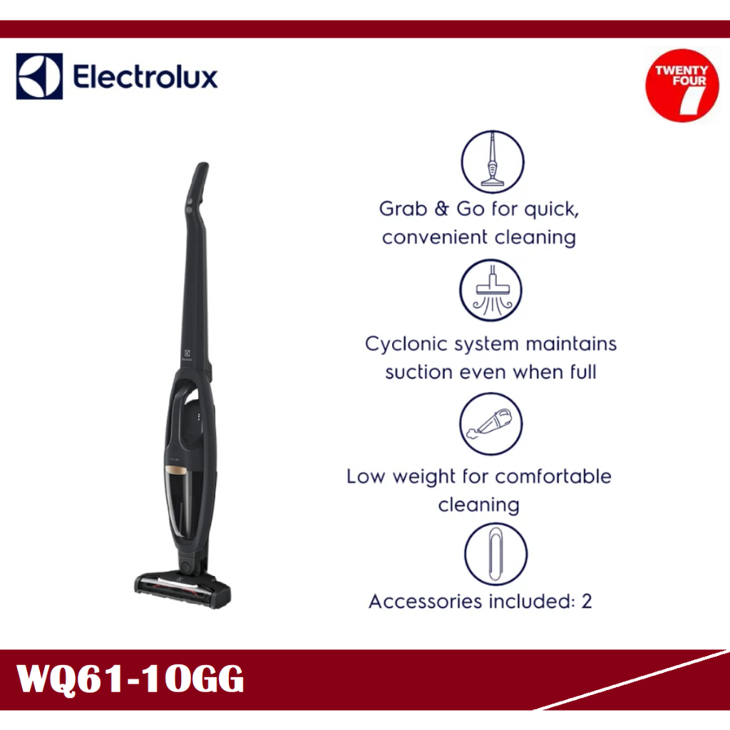 ELECTROLUX 18V Well Q6 Bagless Handstick Vacuum Cleaner WQ61-1OGG