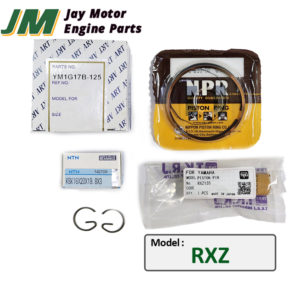 RXZ / RXZ135 / 55G ART PISTON STD ↔️ 300 & NPR RING OR FULL SET ( 56.00
