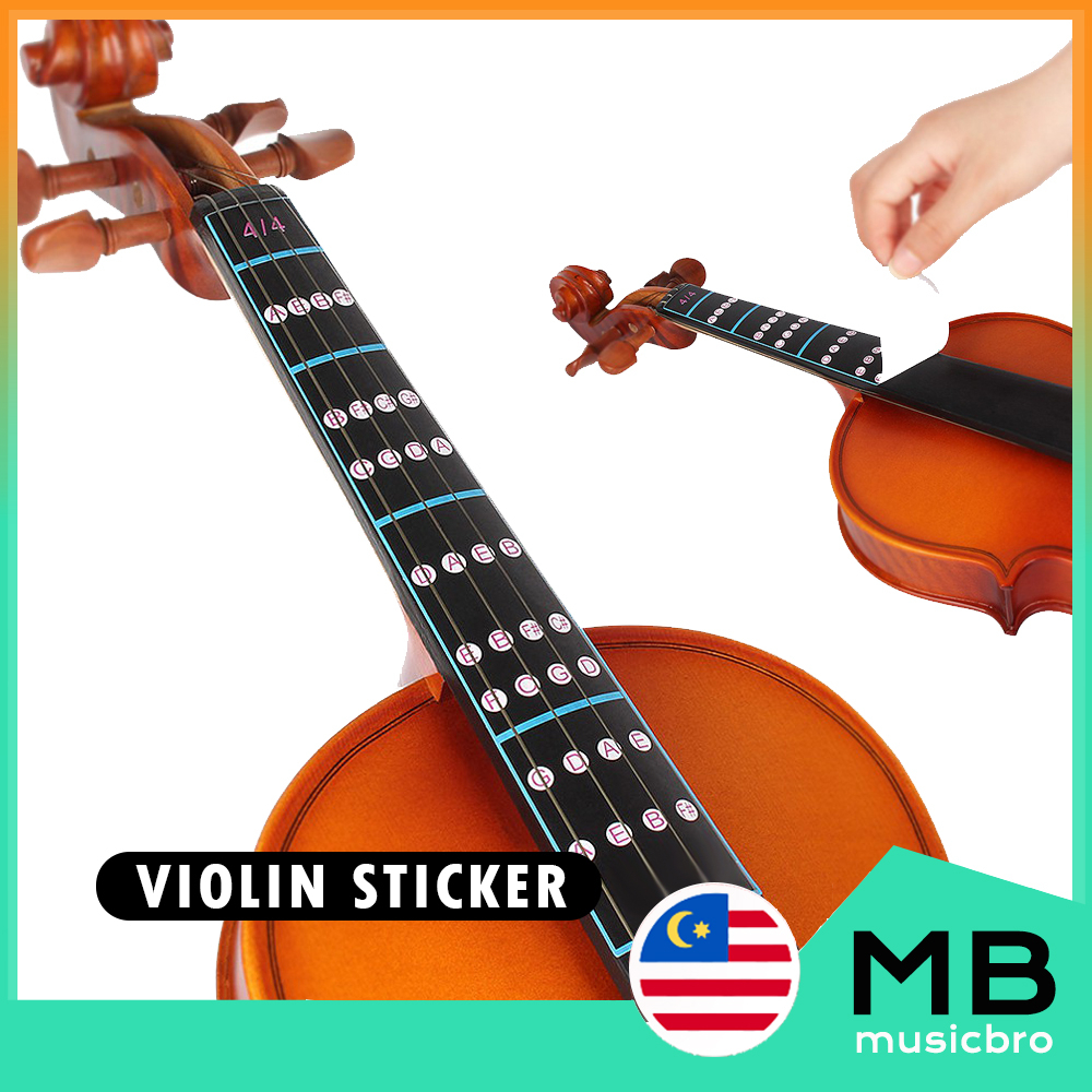 Violin Sticker Fingerboard Sticker Fretboard Note Label Violin