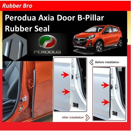 Perodua Axia Door BPillar Rubber Seal Shopee Malaysia