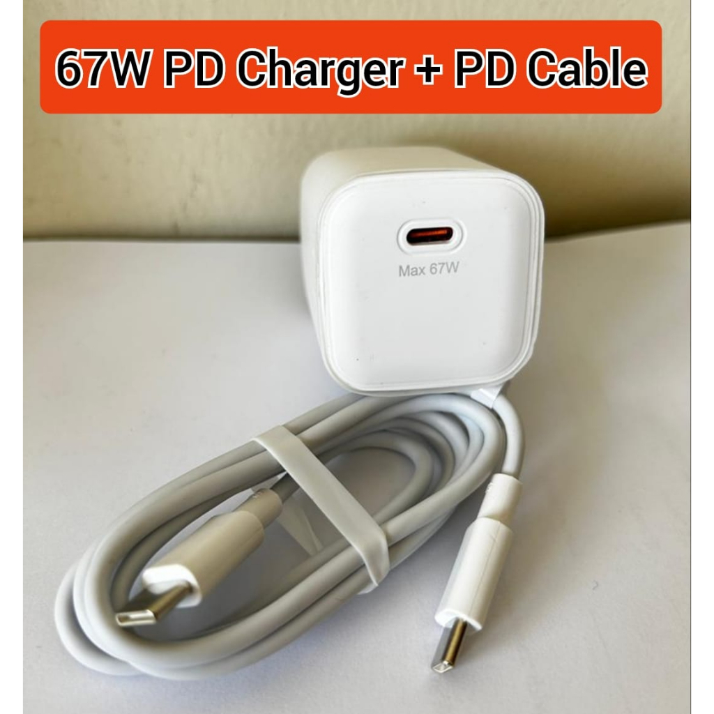 [BEST PRICE] 67w Fast Charger PD C To C Adapter With PD Cable For ...