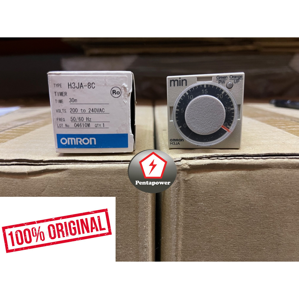 OMRON H3JA8C 240VAC 30 MINUTES TIMER DPDT 30MIN 240VAC Shopee Malaysia