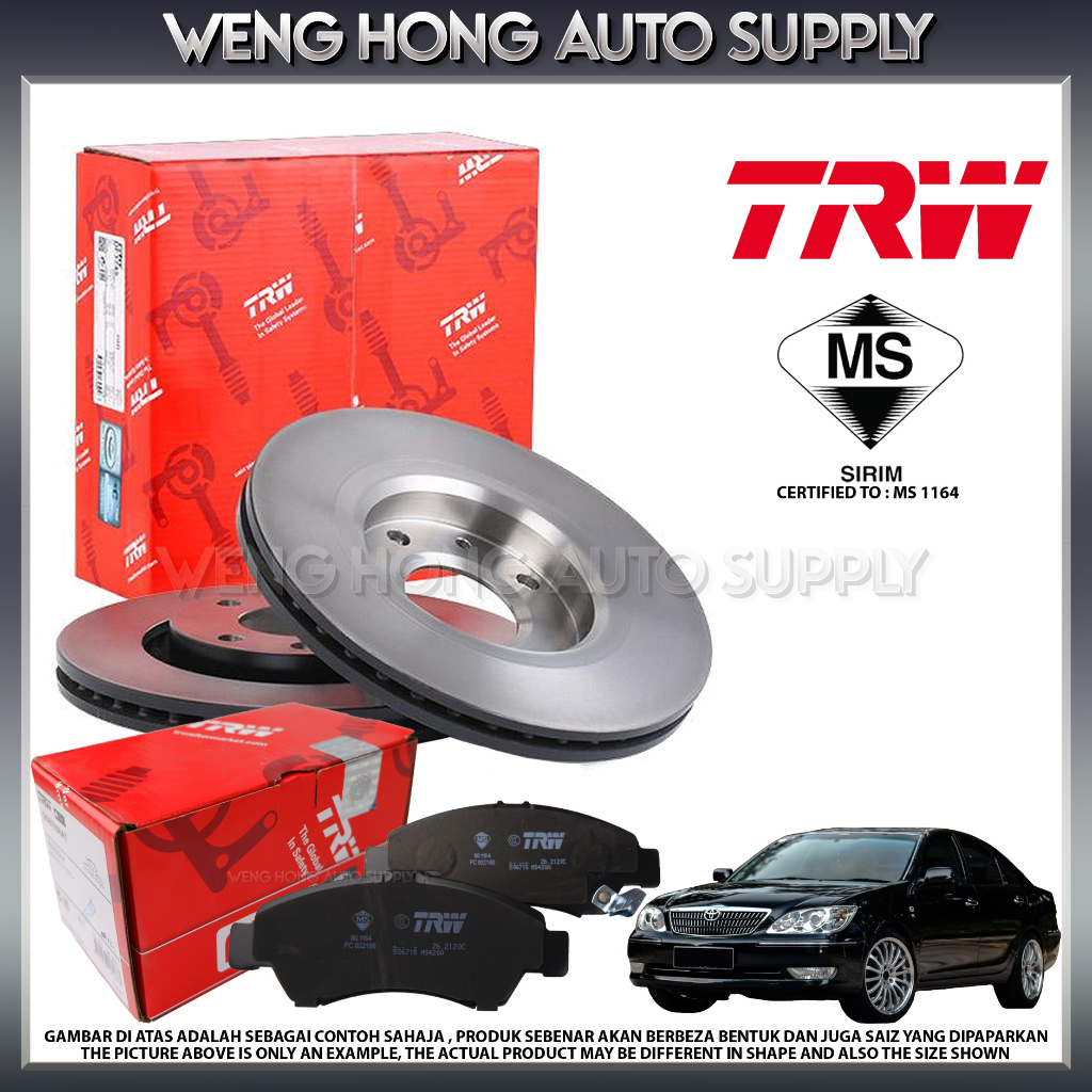 Toyota Camry ACV30 ACV31 Front Trw Brake Disc Rotor Original 2003-2006 ...