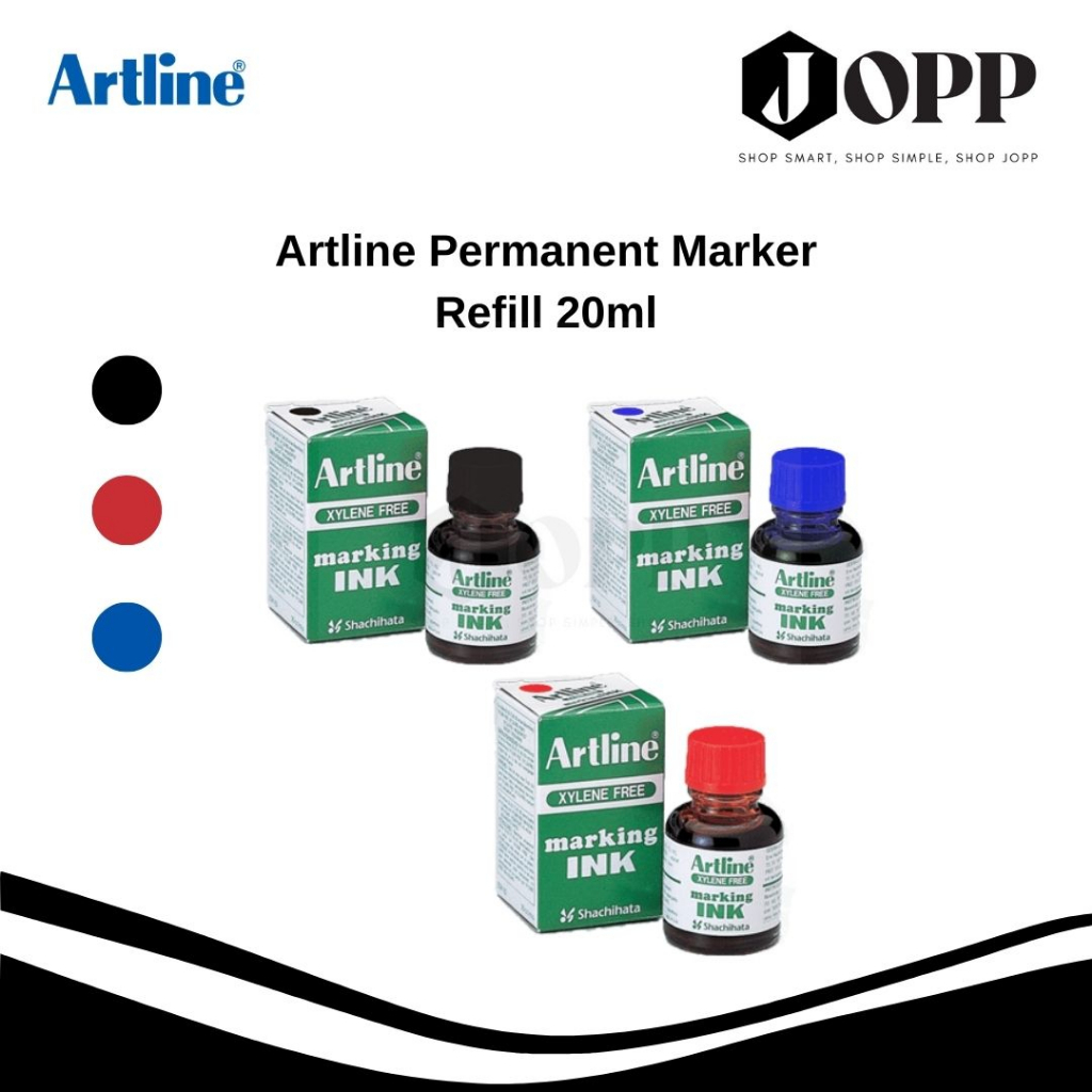 Artline Permanent Marker Refill 20ml Shopee Malaysia