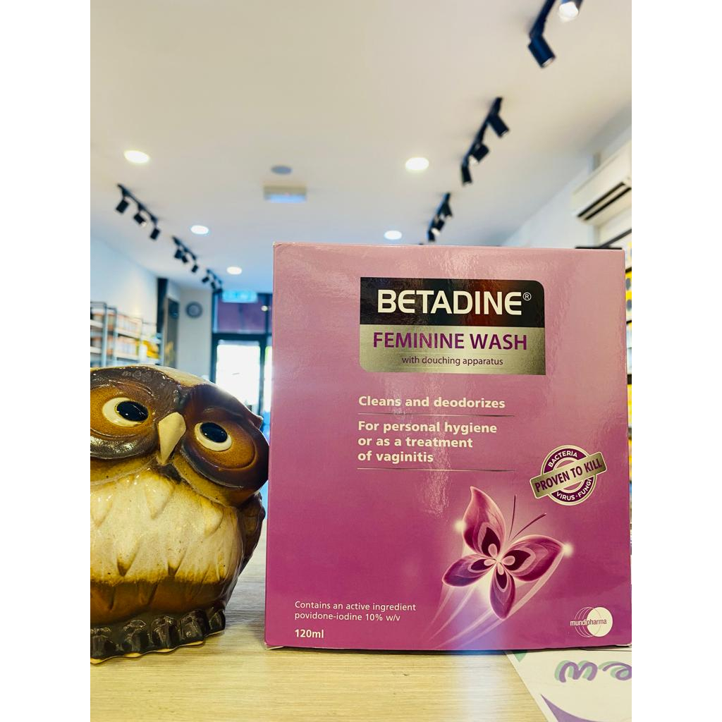 BETADINE FEMININE WASH WITH DOUCHING APPARATUS 120ML Shopee Malaysia