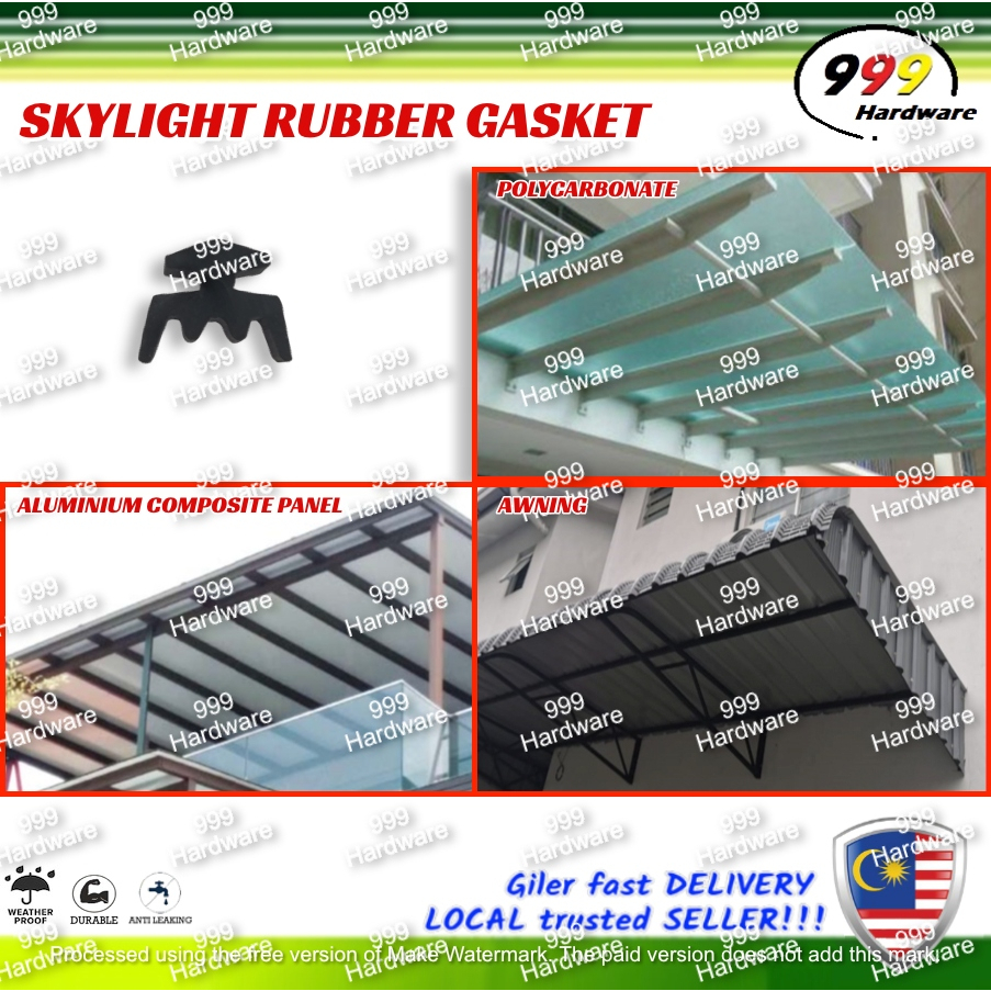 999 SKYLIGHT GASKET RUBBER 1 MTR/RUBBER SEAL RUBBER
