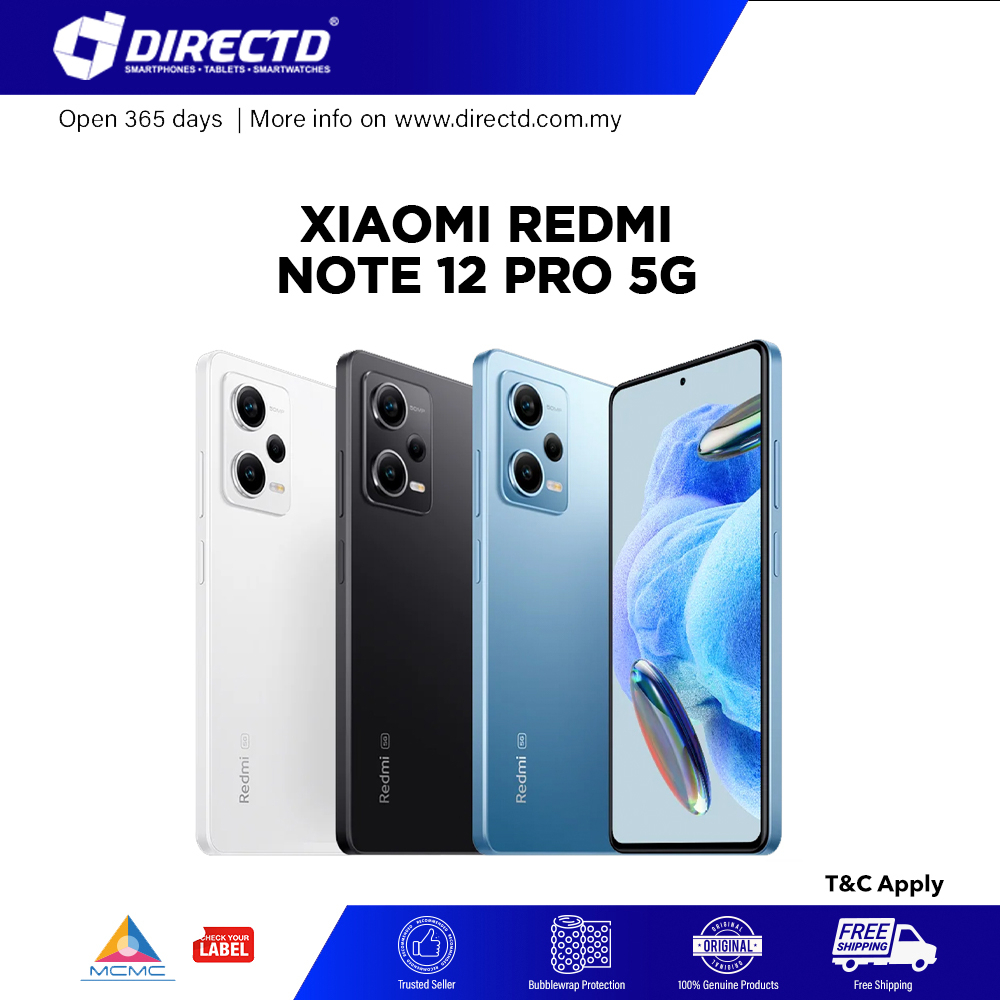 [NEW] Xiaomi Redmi Note 12 Pro 5G [8GB RAM | 256GB ROM] | Shopee Malaysia