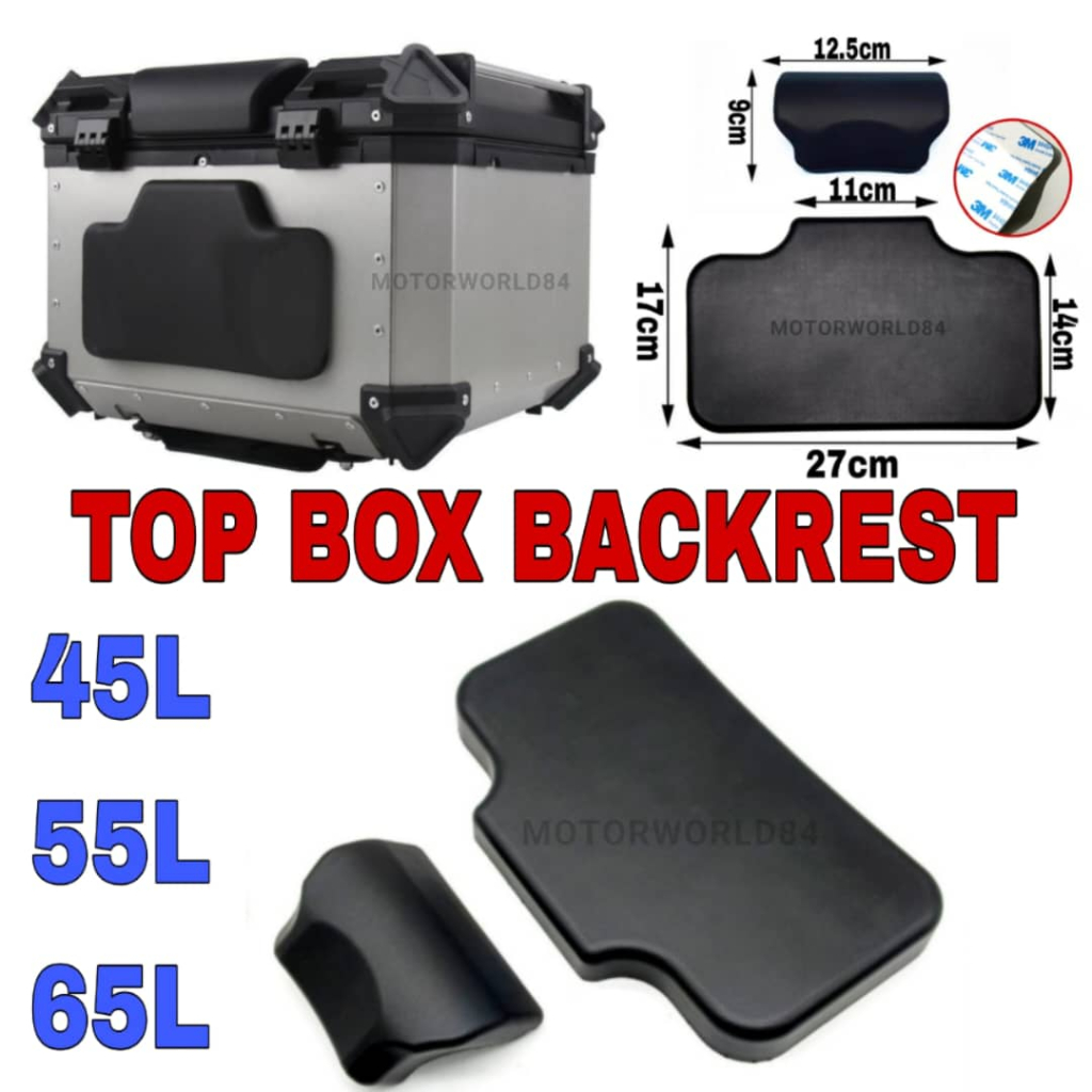 Cushion Top Box Backrest Aluminium Box Back Rest CUSION SELIMUT MOTOR ...