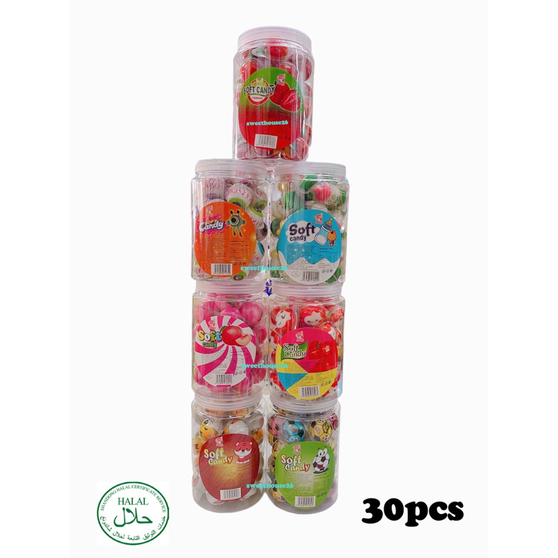 Viral Hot Product Soft Gummy Candy 30pcs Halal Shopee Malaysia