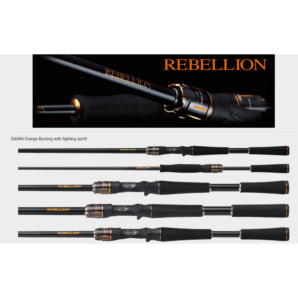 Daiwa REBELLION SPINNING AND BAIT CASTING ROD new 2020