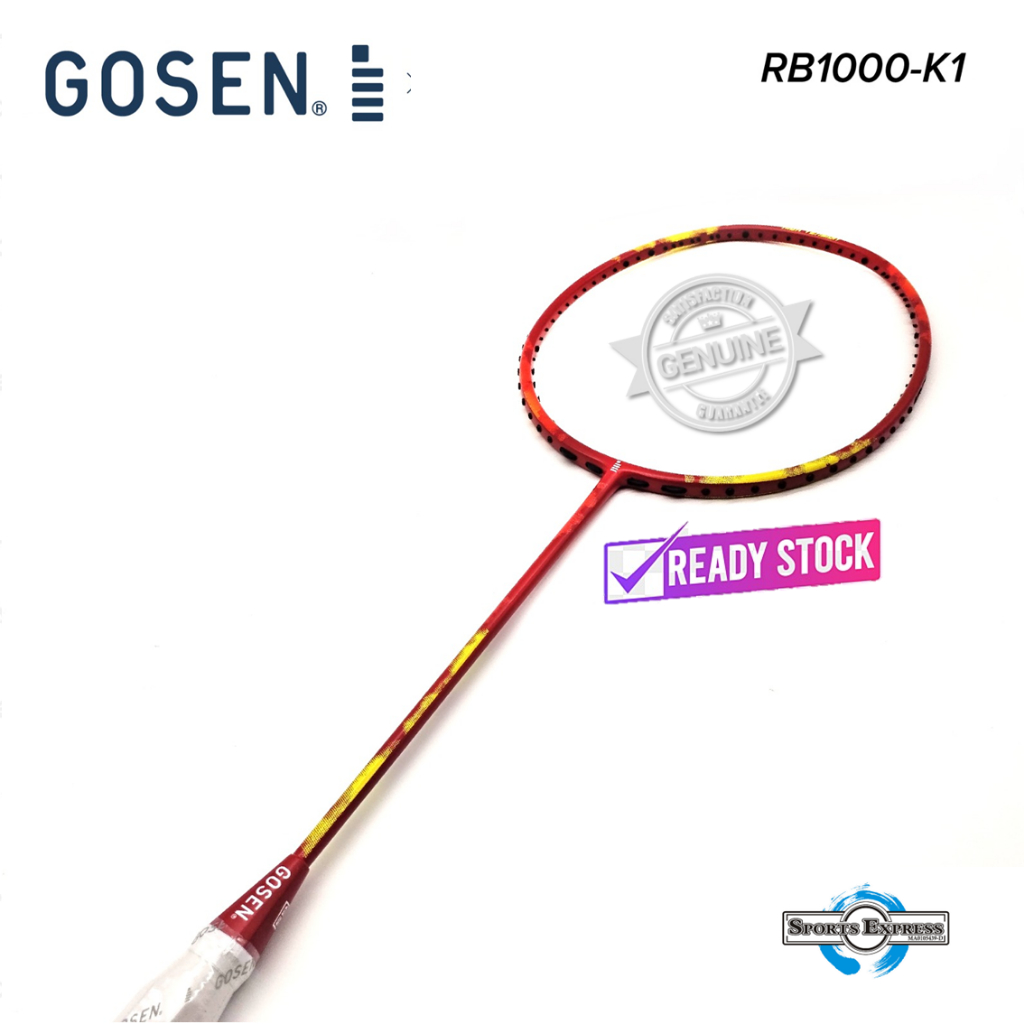 Gosen Badminton Racket RB1000 SL1000 Raket Badminton [100% Authentic ...
