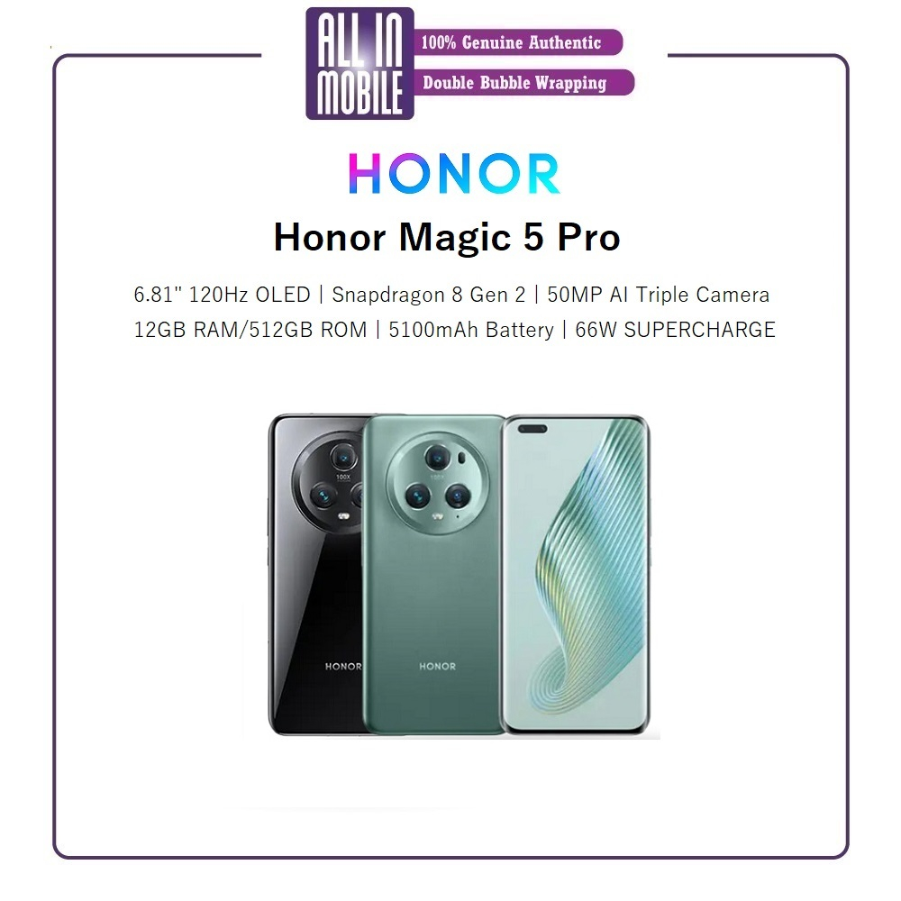 [MY] Honor Magic 5 Pro 5G (12GB RAM+512GB ROM) 1 Year Warranty By Honor ...