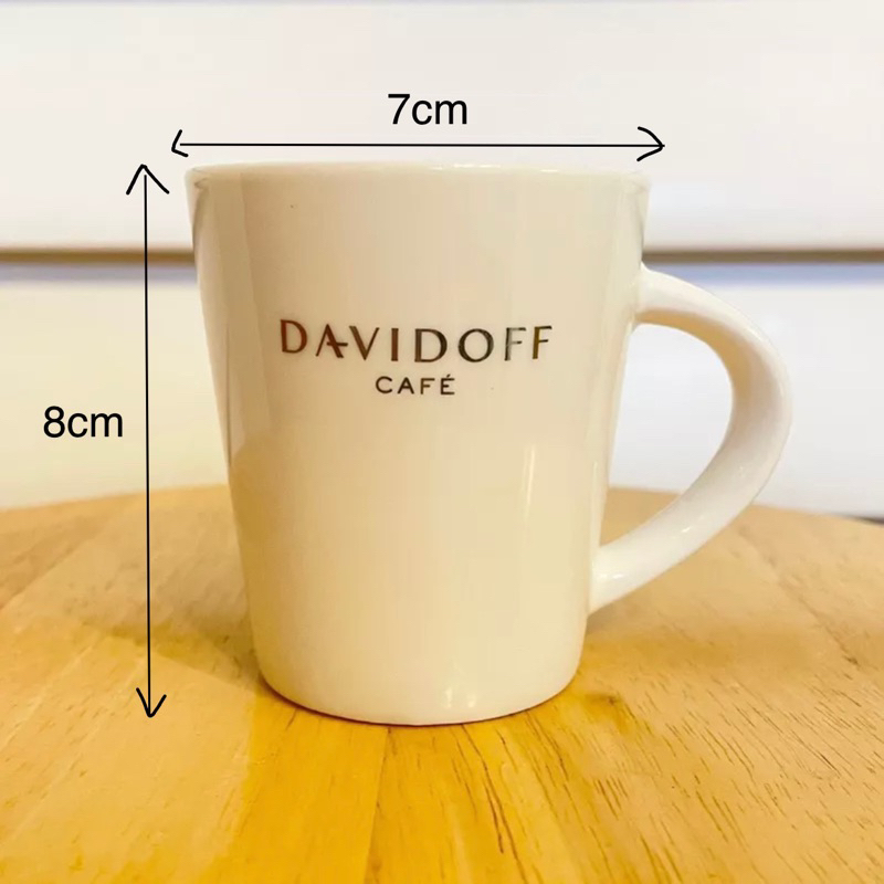 Davidoff Cafe Brew White Ceramic Coffee Cup 150ml