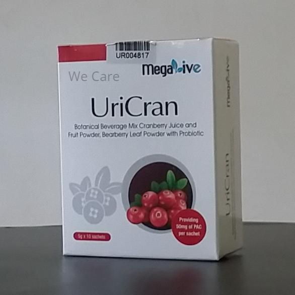 Megalive UriCran 5g x10 Sachets (Cranberry, Bearberry Leaf Powder