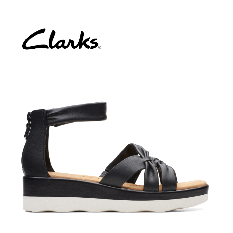 CLARKS Women's Clara Rae Black Leather UK3 | PGMall