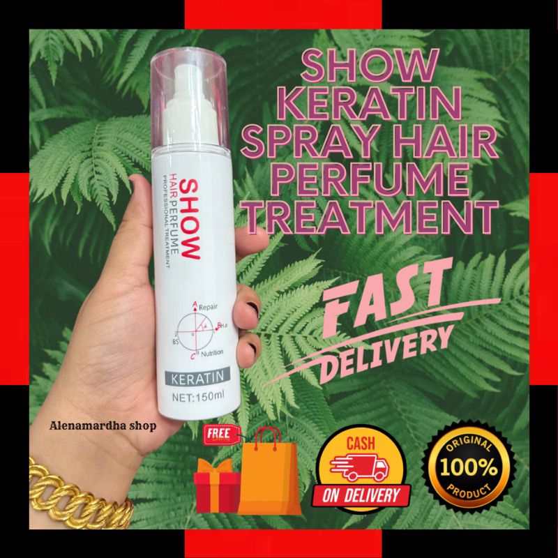 SHOW KERATIN SPRAY HAIR PERFUME TREATMENT (150ML) Shopee Malaysia