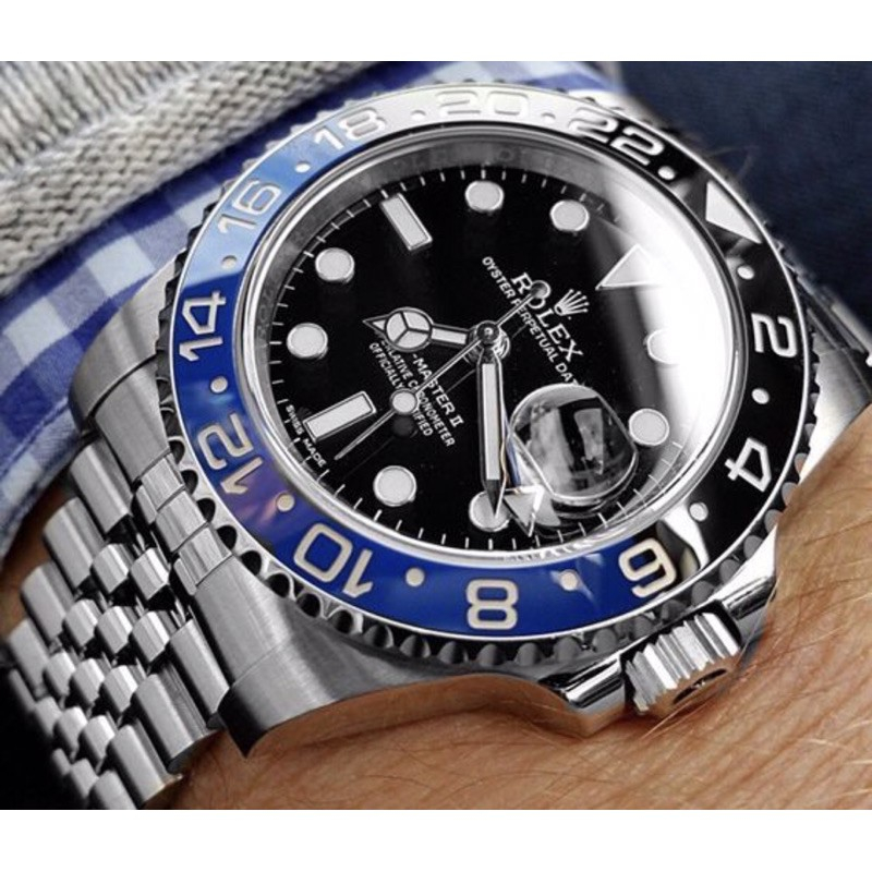 Premium Watch Gmt Master Bat-man 41mm Automatic watch for man | Shopee ...