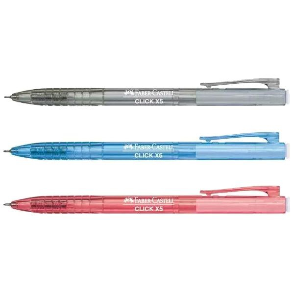 Faber Castell Click X Ball Pen X5 0.5mm / X7 0.7mm 1422 / Faber-Castell ...