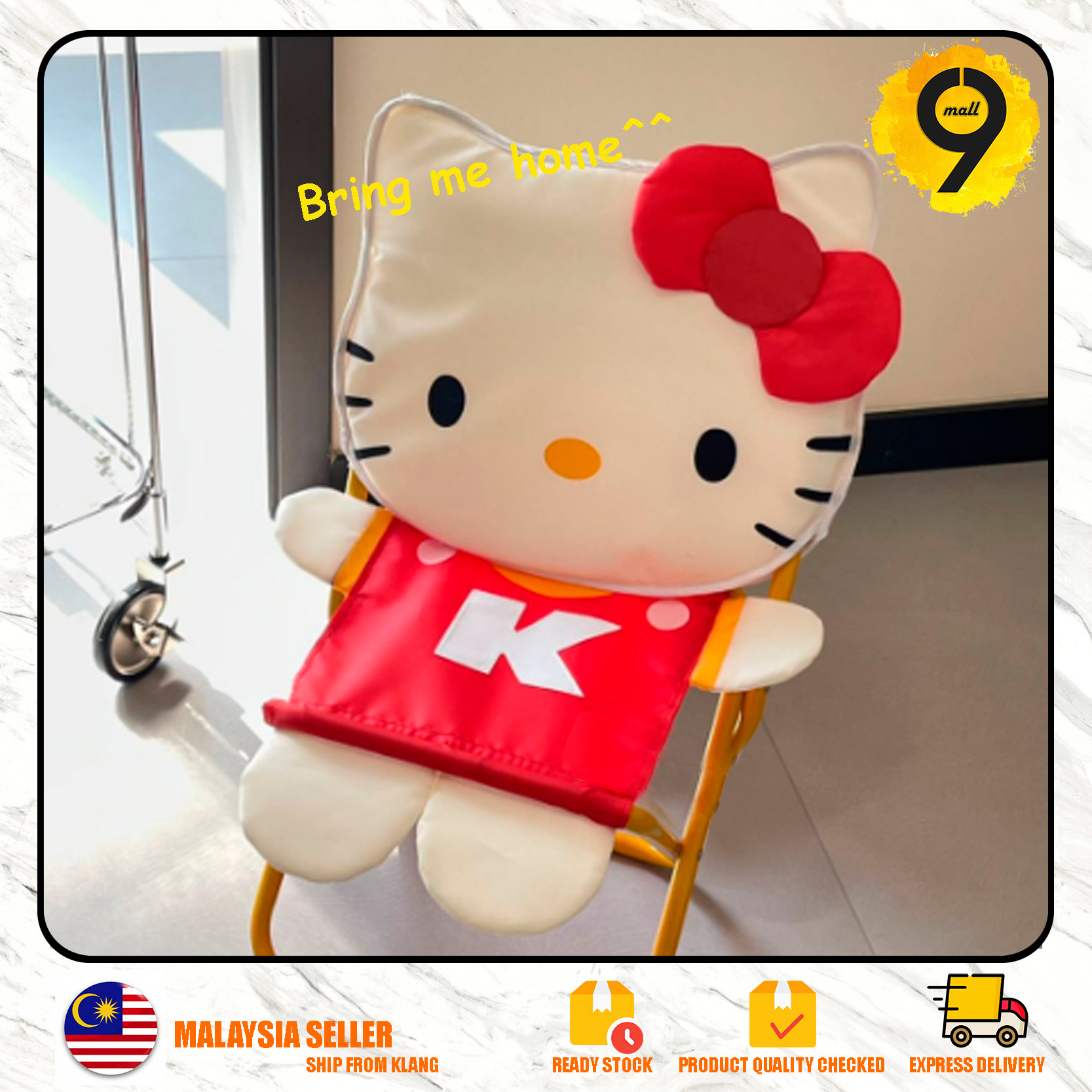 [Ready Stock Malaysia] Hello Kitty Folding Camping Chair For Kids ...
