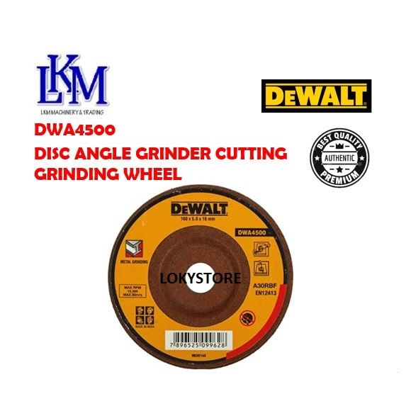 DEWALT DWA4500 Disc Angle Grinder Grinding Cutting Grinding Wheel Fits