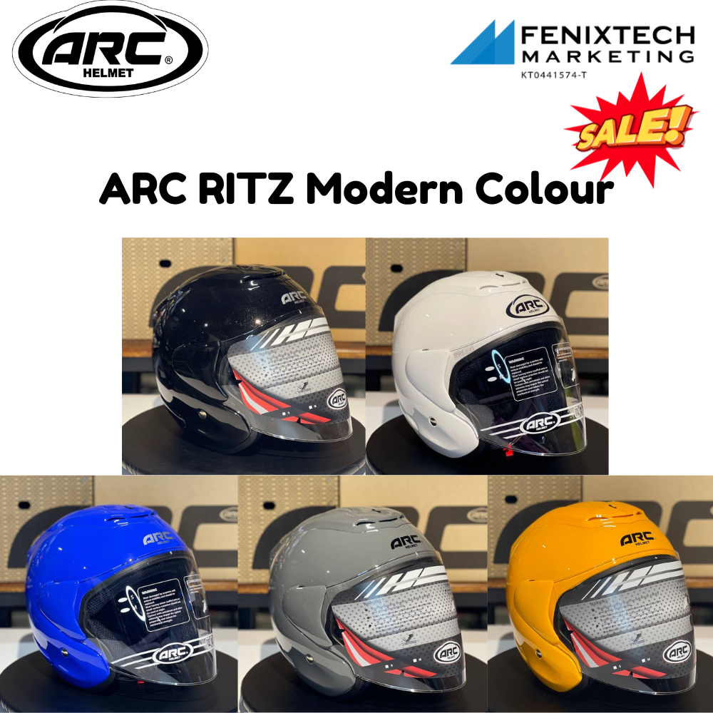 ARC Helmet Ritz Special Colour | Topi Keledar ARC RITZ Special Colour ...