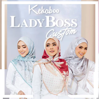 KEKABOO Special Edition Ladyboss Series [Free Brooch] Tudung Bawal Cotton Bidang 45