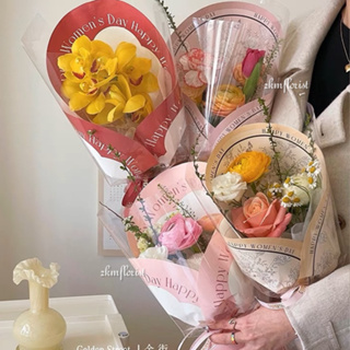 10pcs GC Lv Wrapping Paper Waterproof Bouquet Flower Florist Paper Gift  Kertas Pembalut Bunga Hadiah