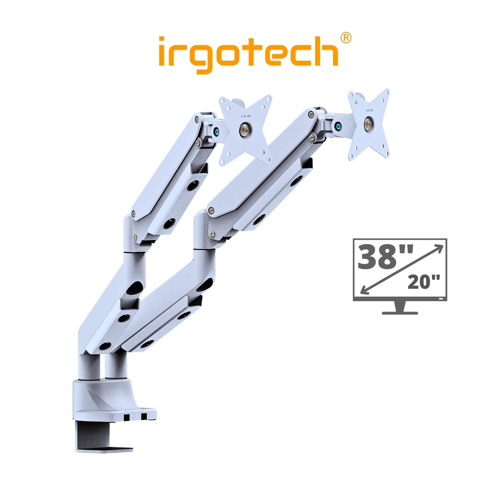 IRGOTECH Ultrawide Monitor Stand 34 38 inch Adjustable Dual Monitor Arm Curve Monitor Mount