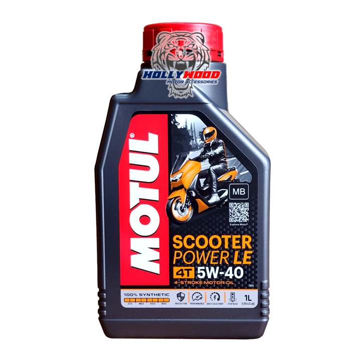 MOTUL 4T SCOOTER TECHNOSYNTHESE ENGINE OIL LE 10W40 MB HC-TECH EXPERT ...