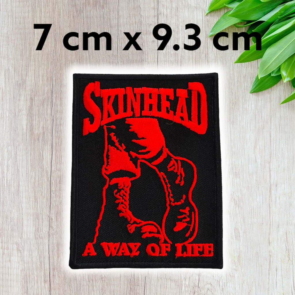 Skinhead A Way Of Life Patches Size 7 cm x 9.3 cm | Shopee Malaysia
