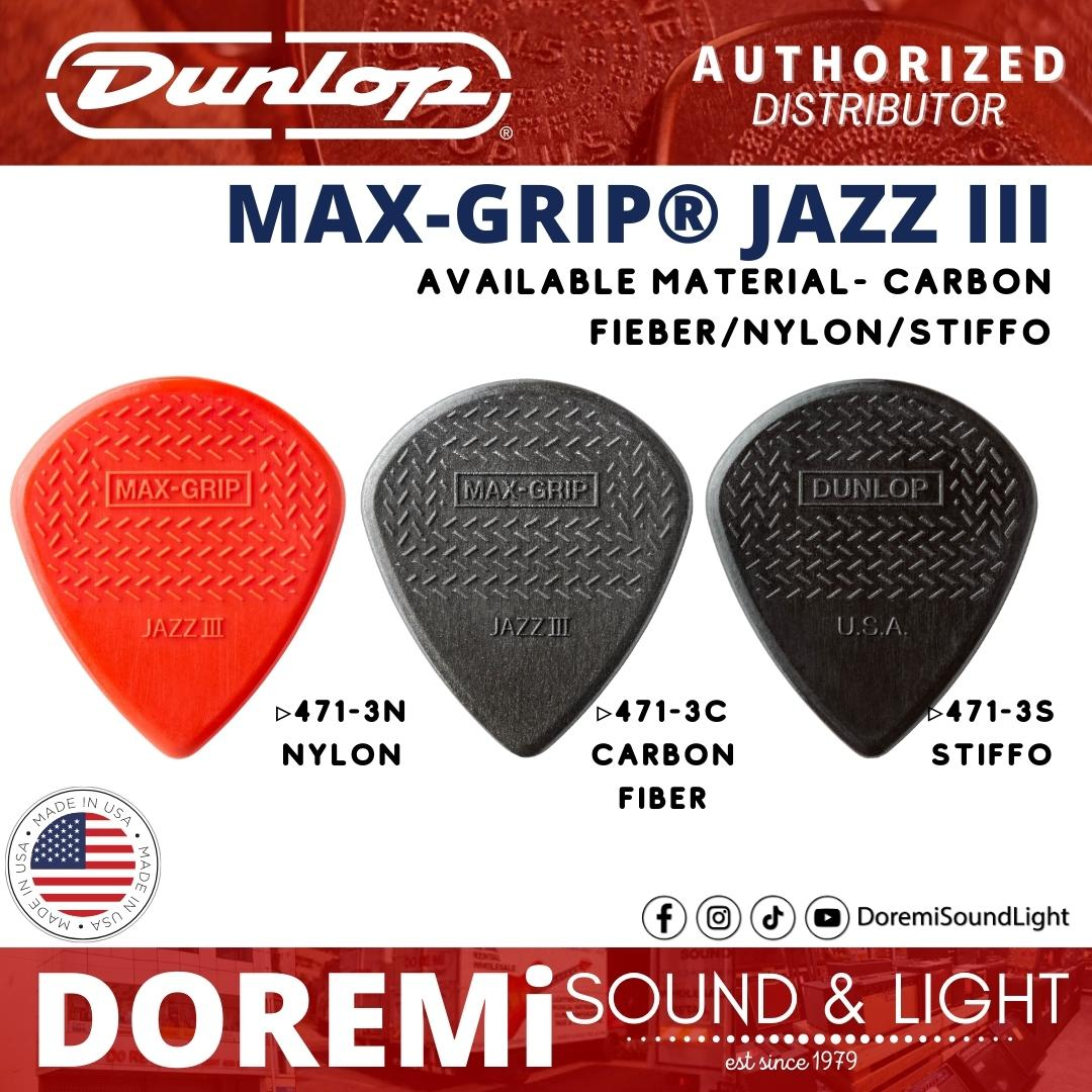 Plettri Dunlop Tortex Jazz III XL - Confezione Da 12, Spessore 1.35 Mm, Nero - Foto 7