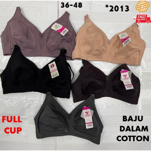 BAJU DALAM TIADA BESI CUP PENUH Cup BC SIZE.36-50 COTTON | Shopee Malaysia