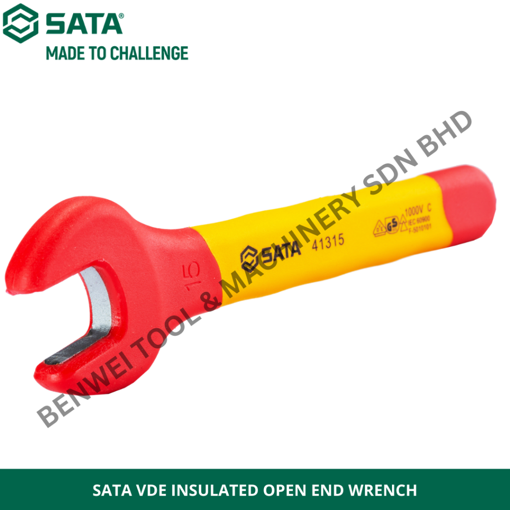 SATA VDE INSULATED OPEN END WRENCH / INSULATED TOOLS FOR ELECTRICIANS