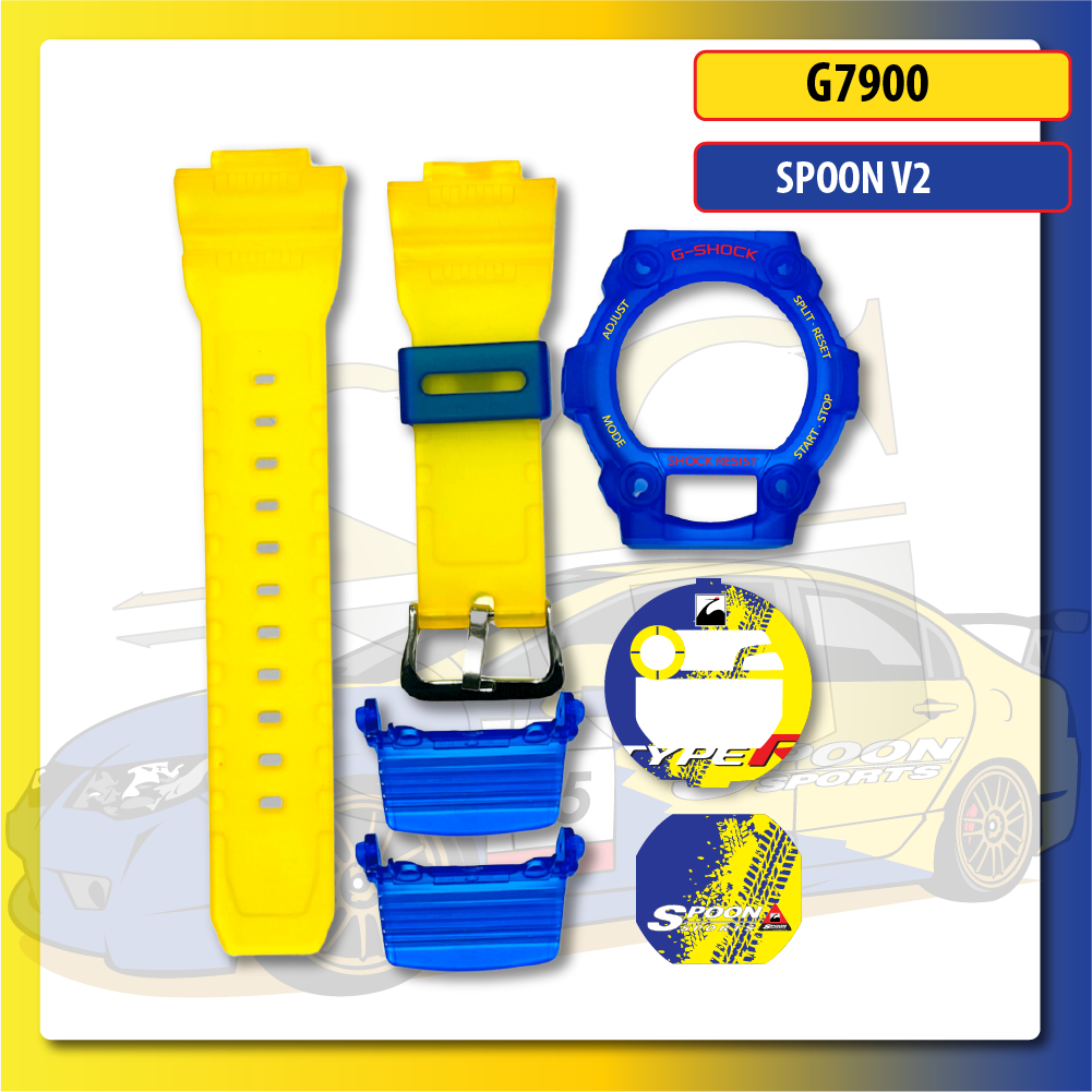 Gshock Band Bazel g7900 JELLY MATTE SPOON Shopee Malaysia