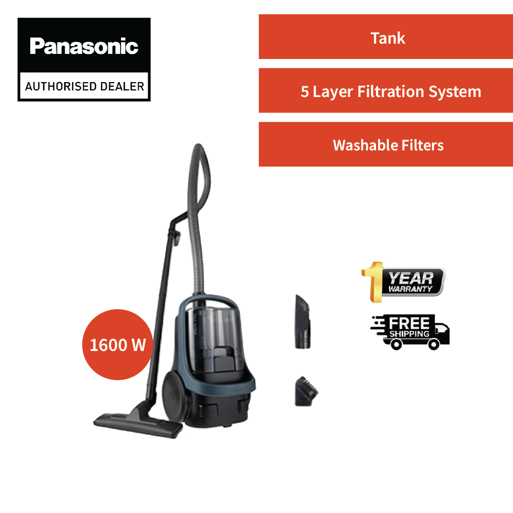 Panasonic Powerful Cyclone Bagless Canister Vacuum Cleaner (1600w) MC