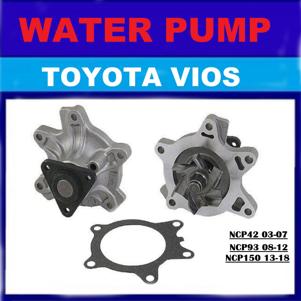 TOYOTA VIOS NCP42 NCP93 NCP150 WATER PUMP GMB ORIGINAL (GWT101A