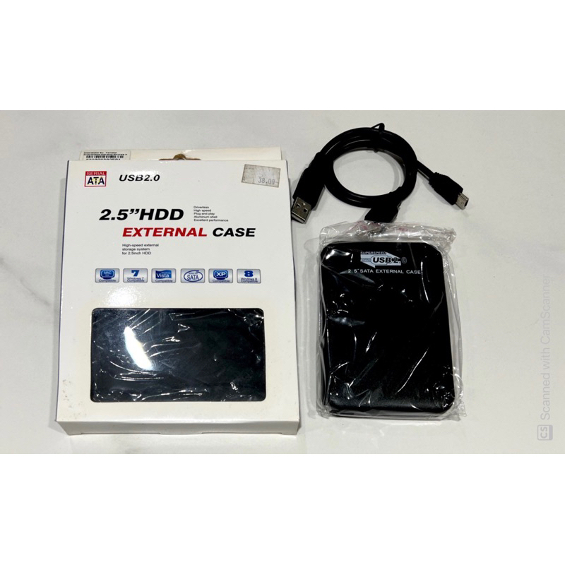 2.5” USB 2.0 SATA Hard Drive External Enclosure Case HDD | Shopee Malaysia