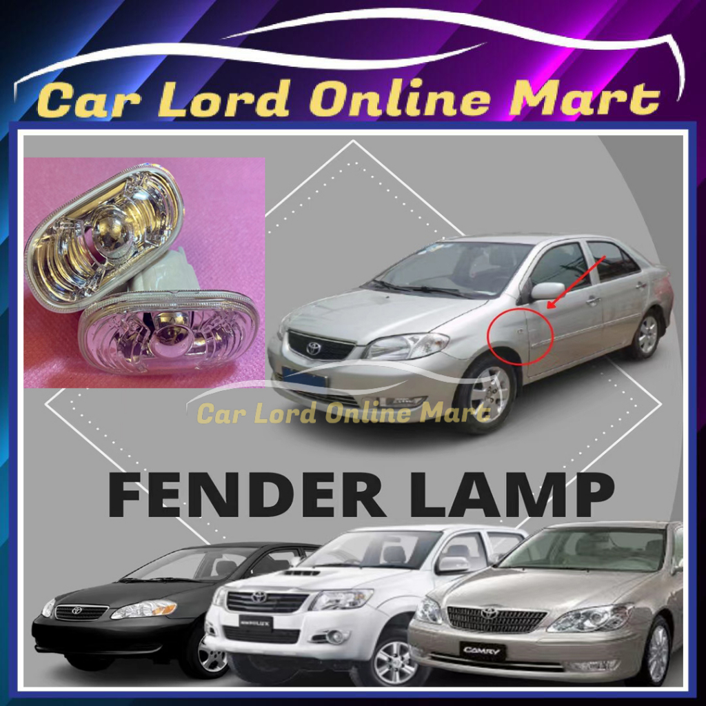 Hilux Vigo Vios Camry Innova Fortuner Harrier Altis Crystal FENDER LAMP