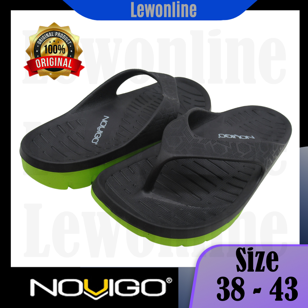 Novigo® Luna Dual Density Unisex EVA Sandal M1511BK | Shopee Malaysia