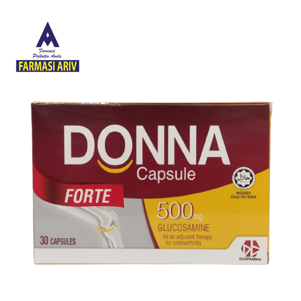 Donna Capsule Forte 500mg Glucosamine 30 Capsules Shopee Malaysia