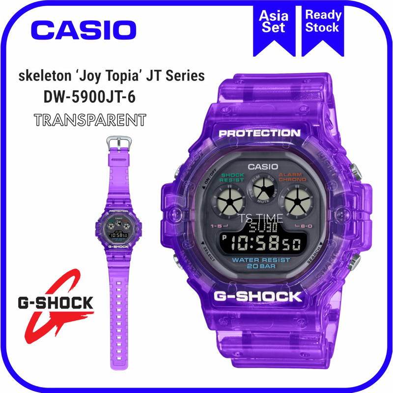 G SHOCK skeleton ‘Joy Topia’ JT Tapak Kucing Series DW-5900JT-6DR /  DW-5900JT-6 / DW-5900JT / DW-5900