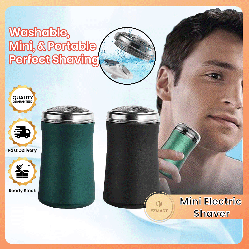 Waterproof Electric Razor Mini Electric Shaver USB Charging Portable ...