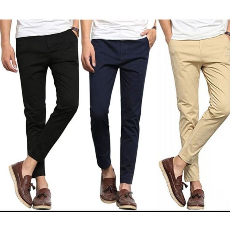 🔥💥NEW ARRIVAL 💥 Tmbr land Men's stretchable SLIM FIT SLACK pants UNISEX ...