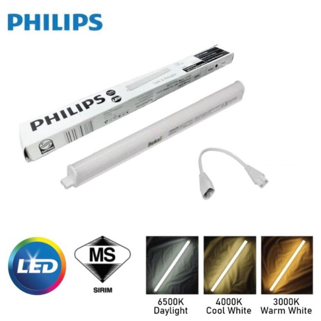 OSRAM PHILIPS 1 FEET T5 BATTEN 8W WARM LIGHT LED TUBE SET Shopee Malaysia